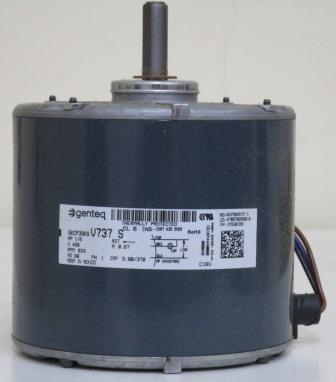 MOTOR; 1/6 HP, 460/60/1, PSC-1 SPEED, 48 FRAME, 825 RPM, CCW, SLEEVE BEARINGS, 5 MFD CPT @ 370V (MOTOR INCLUDES SCREW SC